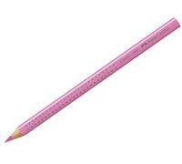 Faber-Castell Jumbo GRIP 110919 Rosa - Lápiz de Color Triangular de Madera, 1 Pieza