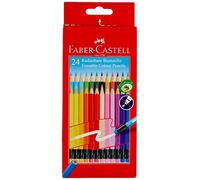 Faber-Castell Lápices de colores borrables, juego de 24