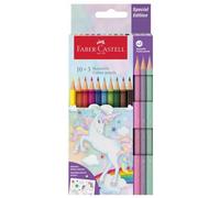 Faber-Castell: Lápices de colores Grip Unicornio - Pack de 10+3
