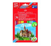 Lapices De Colores Faber-Castell C/36 Colores Hexagonal Madera Reforestada