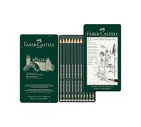 FABER-CASTELL 119064 - Set de lápices Castell 9000 Art, 12 grados de dureza diferentes 5B - 5H