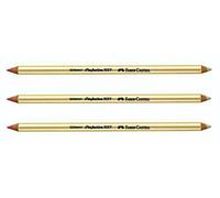 Faber-Castell - Lápiz borrador - Perfección arte borrador lápices para dibujar, artista suministros, doble función para borrar tinta y lápices de colores - 3 unidades