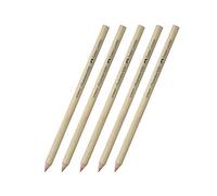 Faber-Castell - Lápiz de borrar Perfection (5 x 7056, punta suave roja)