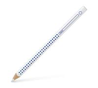 FABER-CASTELL - Lápiz Jumbo Grip blanco para cuadernos y pizarra