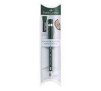FABER-CASTELL 119037 - Lápiz perfecto Castell 9000, grado de dureza B, color del cuerpo - verde