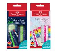 FABER-CASTELL - Lluvia de purpurina y tintas brillan en la oscuridad