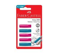 FABER-CASTELL LOT DE 5 CAPUCHON-GOMME GRIP 2001 POUR CRAYONS