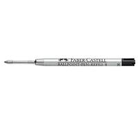 Faber-Castell - Lote de 3 recambios para bolígrafo de punta media, gran capacidad, color negro