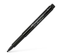 Faber-Castell - Lote de 3 rotuladores de tinta china PITT artista, punta caligrafía 2,5 mm, color negro