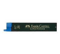 Minas faber grafito 9067 0,7 mm 2b estuche de 12 minas