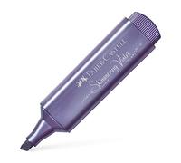Faber Castell Textliner 46 Caja de 10 Marcadores Fluorescentes Violeta Metálico