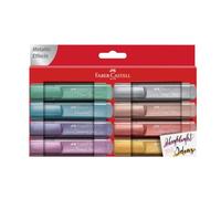 FABER-CASTELL - Marcadores TL 46 Metallic, paquete de 8