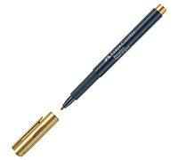 Faber-Castell Metallics - Rotulador resistente al agua (punta de fibra, grosor de trazo de 1,5 mm)
