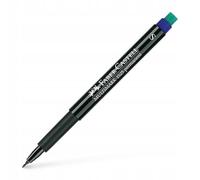 Faber-Castell Multimark Marcador permanente, trazo S, color azul Multimark S, permanent