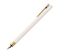Faber-Castell Neo Slim 141442 - Pluma estilográfica (plumín EF, color dorado y m