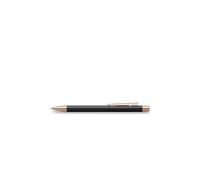 FABER-CASTELL Neo Slim Bolígrafo de metal negro con oro rosa negro