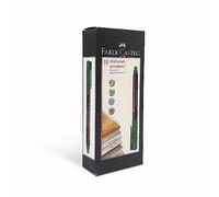 Faber-Castell OHP-CD Stifte - Marcador permanente (Negro, Verde), 10 unidades