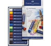 Faber-Castell Pasteles al óleo, caja de cartón de 12