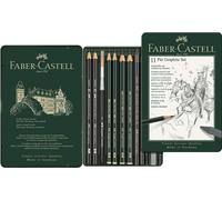 Faber-Castell Pitt Grafito Dibujo Esbozo Lápiz Lata 11pc