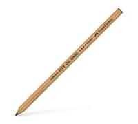 Faber Castell PITT Lápiz monocromático para artistas, negro, base de aceite, No. 4 duro