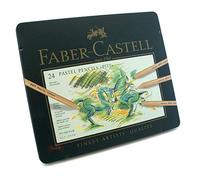 Faber-Castell Pitt Pastel 112124 - Lápices de colores para artista, alta resistencia a la luz y brillo de colores (24 unidades)