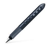 FABER-CASTELL - Pluma escolar Scribolino para zurdos, negra