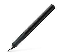 FABER-CASTELL - Pluma estilográfica GRIP 2010, plumín F, negro
