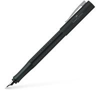 Faber-castell - pluma estilográfica grip 2011, plumín f, negro
