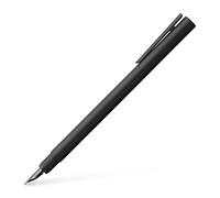 Faber-Castell 342301 - Estilografica Neo Slim de Metal - Trazo F - Cuerpo Negro