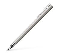Faber-Castell Estilográfica Neo Slim 342100 Acero inoxidable Trazo M Cuerpo Plata mate