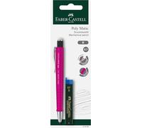 Faber-Castell Poli 133.398 Matic lápiz mecánico en Blister Card colores surtidos, 0.7 MM