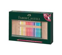 Faber-Castell Polychromos Lápices de color y grafito en estuche con goma de borrar (34 uds)