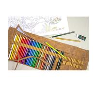 Faber-Castell Polychromos Lápices de color y grafito en estuche con goma de borrar (34 uds)