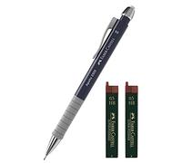 Faber-Castell Portaminas Apollo (azul oscuro + minas de repuesto, 0,5 mm)