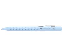 FABER-CASTELL - Portaminas Grip 2010 azul cielo 0,5 mm | Lápiz de mina con forma triangular ergonómica, zona de agarre y goma de borrar giratoria