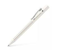 FABER-CASTELL - Portaminas Grip 2010 Coconut Milk de 0,5 mm | Lápiz de mina con forma triangular ergonómica, zona de agarre y goma de borrar giratoria