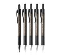 FABER-CASTELL - Portaminas Grip Matic negro de 0,7 mm, 5 unidades