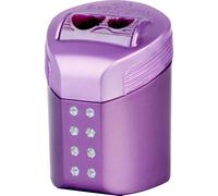 Faber-Castell RollOn Sparkle - Caja de afilar con doble agujero, varios colores