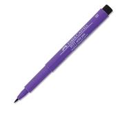 FABER-CASTELL - Rotulador de tinta Pitt Artist Pen Brush, violeta púrpura | Tinta de dibujo resistente al agua y a la luz, rotulador con punta de pincel para ilustraciones y proyectos creativos