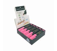 Faber castell 09254830 - 5 colores disponibles, azul, amarillo, verde, rosa y naranja marcadores flúor rotuladores fluorescentes Rosa (1 unidad)