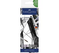 Faber-Castell Rotuladores Goldfaber Aqua Dual 164522 Pack de 6 Sombras de gris