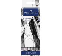 FABER-CASTELL - Rotulador Goldfaber Aqua Dual tonos grises, 6 colores | Rotuladores duales diluibles en agua con punta de pincel y punta fina para acuarela y caligrafía
