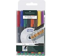 FABER-CASTELL 151309 - Rotuladores MULTIMARK permanentes, grosor - F, estuche de 8 unidades