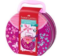 Faber-Castell - Rotuladores Connector Bolso, caja metálica, 33 uds.