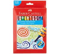 FABER-CASTELL - Set de ceras giratorio de 24 piezas