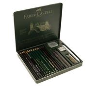 FABER-CASTELL - Set de dibujo Pitt Graphite, 19 piezas