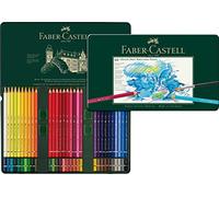 Faber-Castell Lápices de acuarela Alberto Durero Artistas – Estuche metálico 60 colores Multicolor