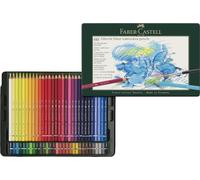 FABER-CASTELL - Set de lápices acuarelables Albrecht Dürer de 60 piezas | Lápices acuarelables de alta calidad con pigmentos diluibles en agua y colores brillantes en estuche metálico