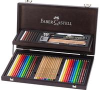 Faber-Castell Estuche de madera Selezione Varzi 110084 Art & Graphic Compednium