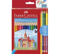 FABER-CASTELL - Set de lápices de colores Classic Colour de 41 unidades | Lápices de colores a prueba de roturas en colores vivos, con sacapuntas y lápiz incluidos